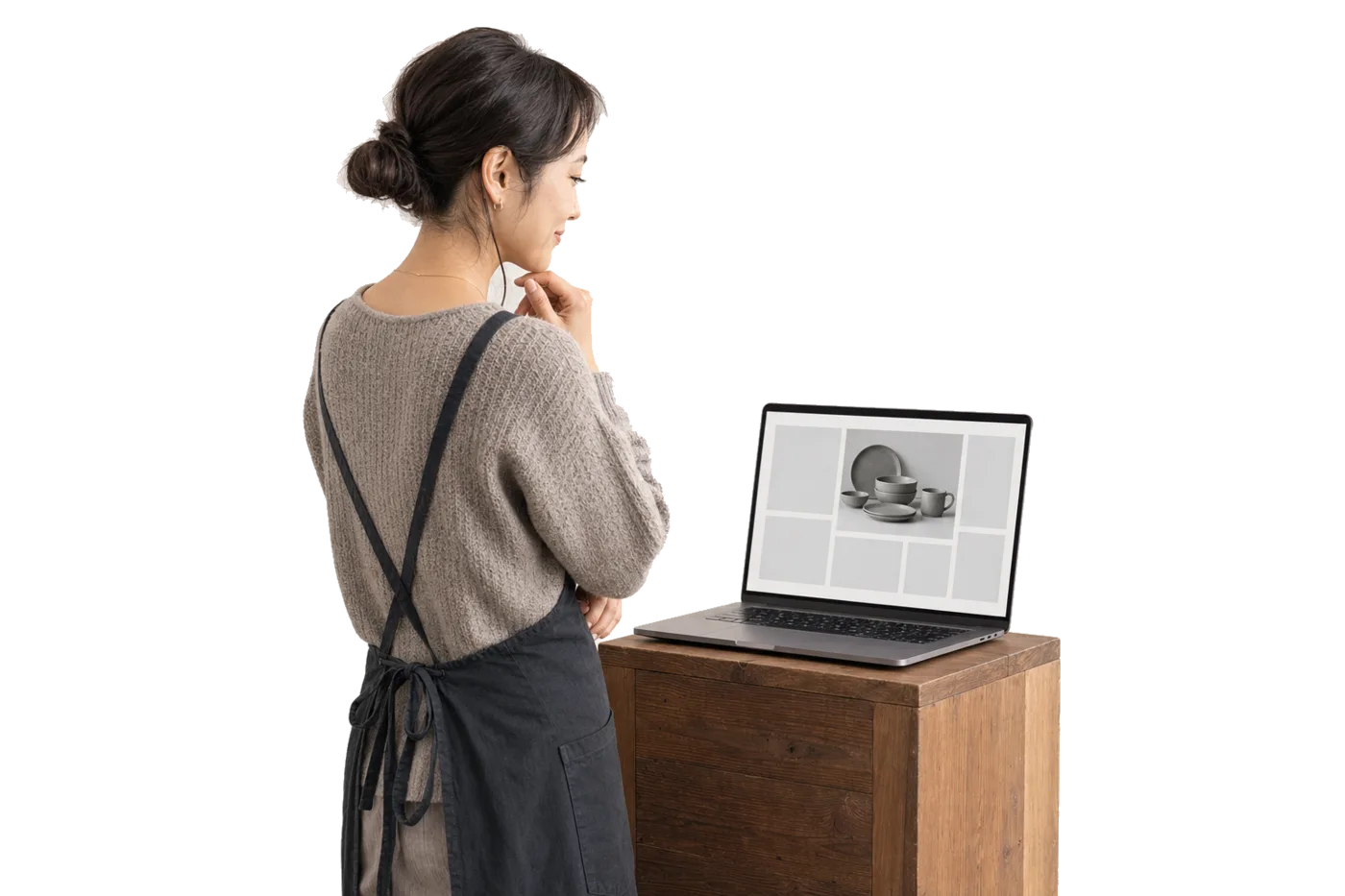 バイヤーが、orosy の仕入れ画面で商品を探している